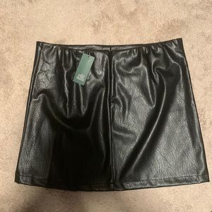 Brand new leather skirt